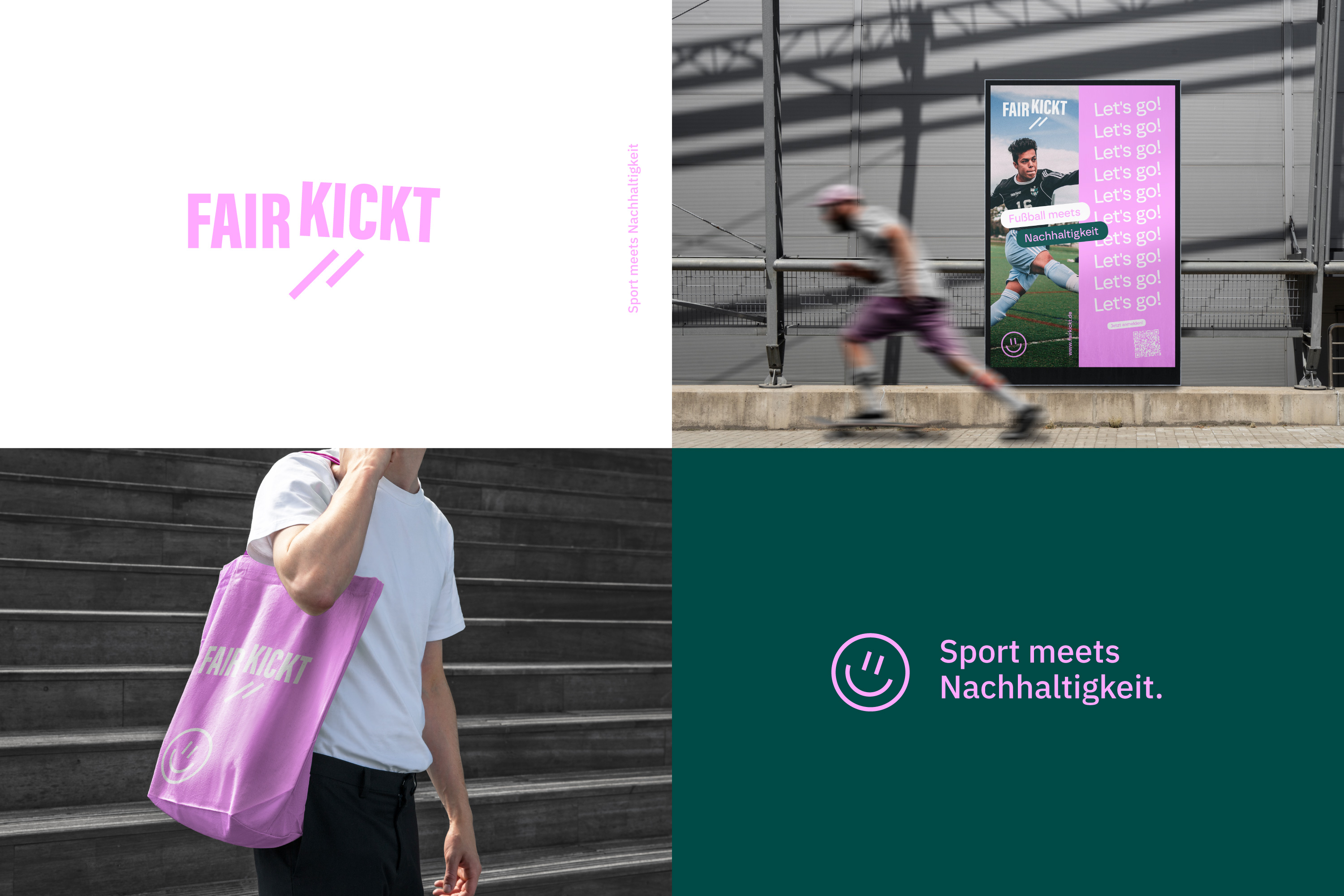 Fairkickt, FAIRKICKT, Lust auf Besser Leben, Fair Trade Stadt Frankfurt am Main, Corporate Design, Corporate Design Agentur, Designagentur Frankfurt, Grafikdesign, Logodesign, Branding, Webdesign